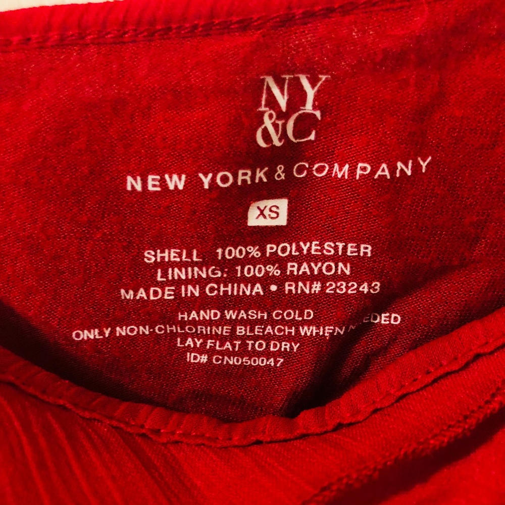 New York & Co Ruffle Tank Top (SILVER) - Picture 2 of 2